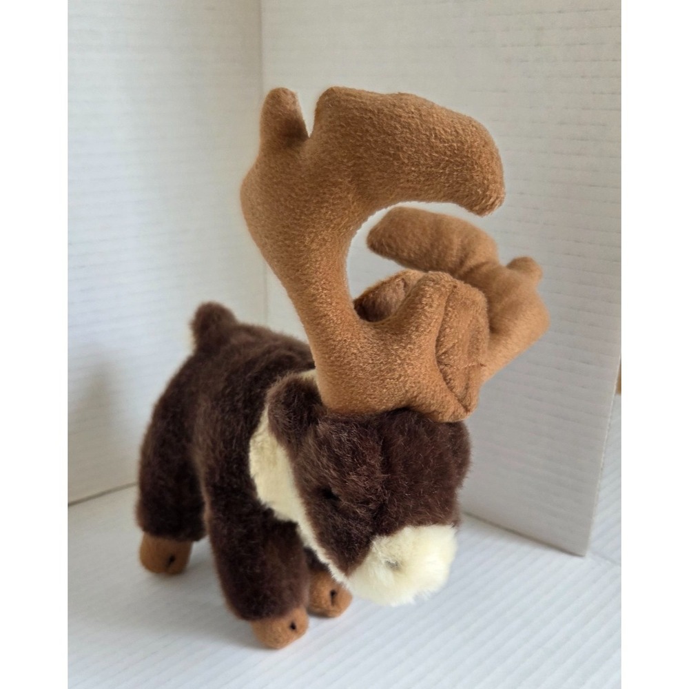 Artic Circle Plush Stuffed Animal Souvenir Brown Reindeer Moose Caribou Elk